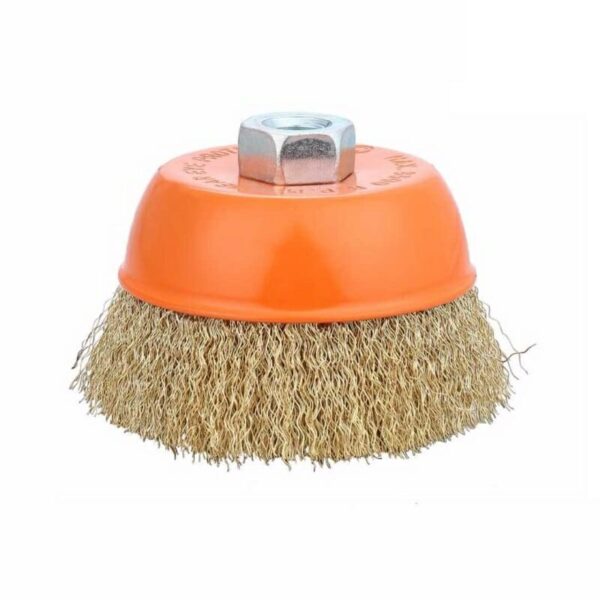 Συρματόβουρτσα καμπάνα για γωνιακό τροχό - 75mm - Finder - 196593 - GoodFlix