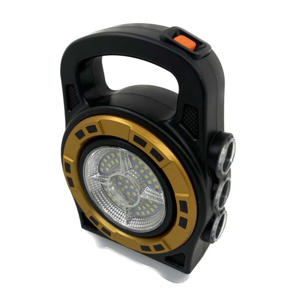 Επαναφορτιζόμενος φακός LED με ηλιακό πάνελ - 6678L - 200736 - GoodFlix