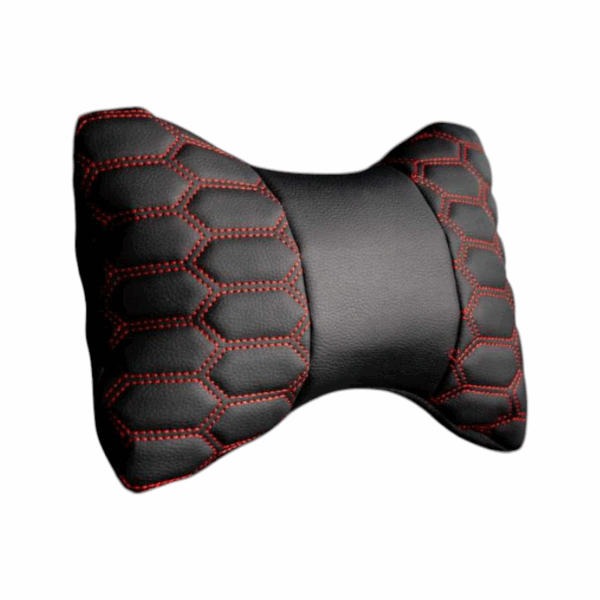 Μαξιλάρι αυχένα αυτοκινήτου - Δερματίνη - Headrest - Red - 200932 - GoodFlix