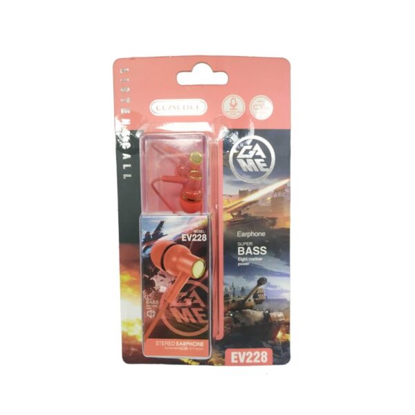 Ενσύρματα ακουστικά - EV-228 - 202289 - Orange - GoodFlix