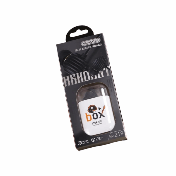 Ενσύρματα ακουστικά - EV-219 - 202555 - Black - GoodFlix