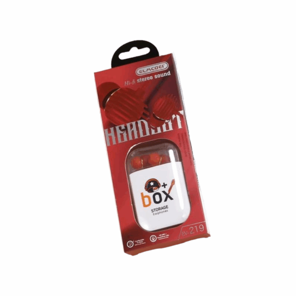 Ενσύρματα ακουστικά - EV-219 - 202555 - Red - GoodFlix