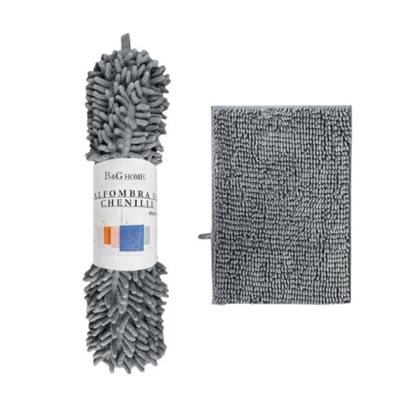 Πατάκι μπάνιου - M0831 - 40x60cm - Grey - 20874 - GoodFlix