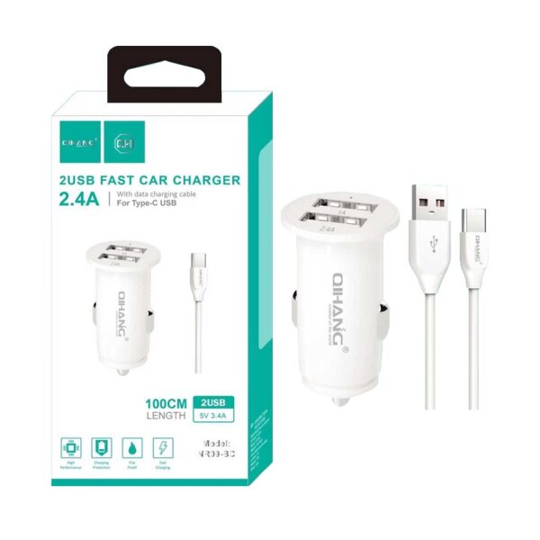 Φορτιστής αυτοκινήτου - Type C - QH-NR09-BC - Fast Charger - 212400 - GoodFlix
