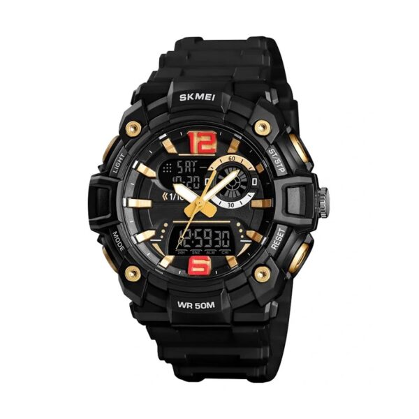 Ψηφιακό/αναλογικό ρολόι χειρός – Skmei - 1529 - Gold - GoodFlix
