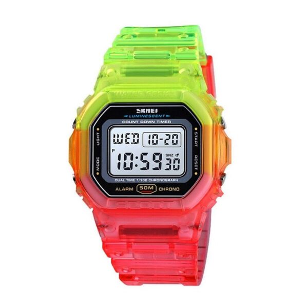 Ψηφιακό ρολόι χειρός – Skmei - 1622 - Yellow/Red - GoodFlix