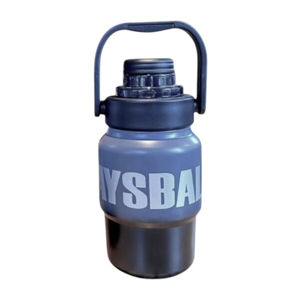 Φορητό παγούρι-θερμός - 450ml - 219514 - Grey/Black - GoodFlix