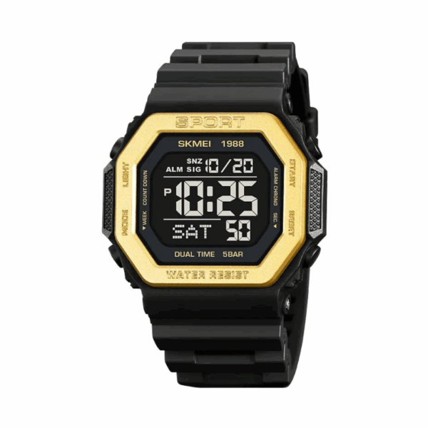 Ψηφιακό ρολόι χειρός – Skmei - 1988 - Gold - GoodFlix