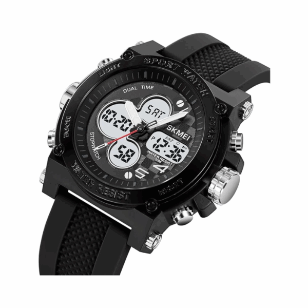 Ψηφιακό/αναλογικό ρολόι χειρός – Skmei - 2065 - Black/White - GoodFlix