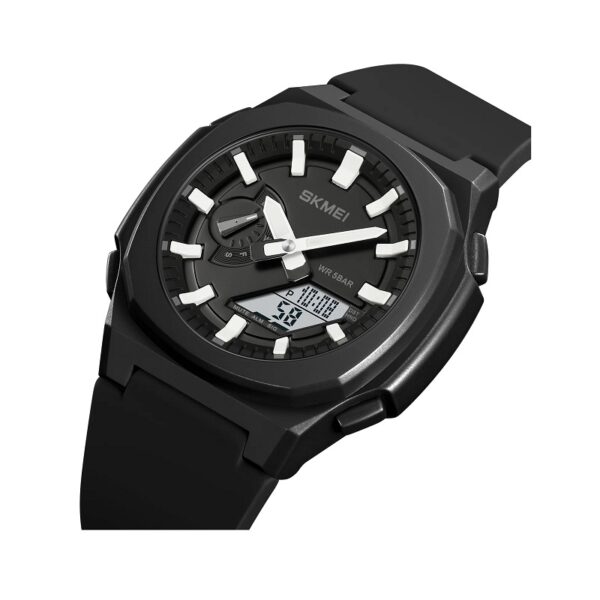 Ψηφιακό/αναλογικό ρολόι χειρός – Skmei - 2091 - White/White screen - GoodFlix