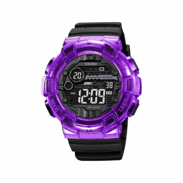 Ψηφιακό ρολόι χειρός – Skmei – 2110 - Black/Purple - GoodFlix