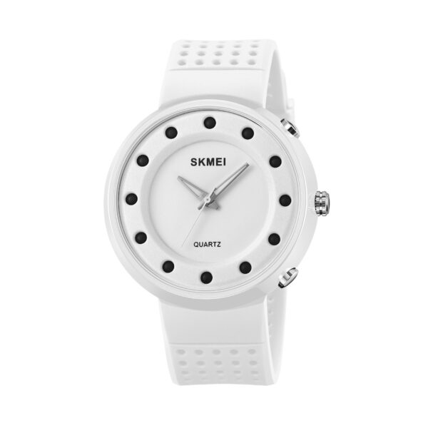 Αναλογικό ρολόι χειρός LED - Skmei - 2132 - White - GoodFlix
