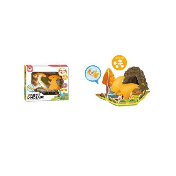 Παιχνίδι κατασκευής με μαγνήτες - Dinosaur - HD392A - 221948 - GoodFlix