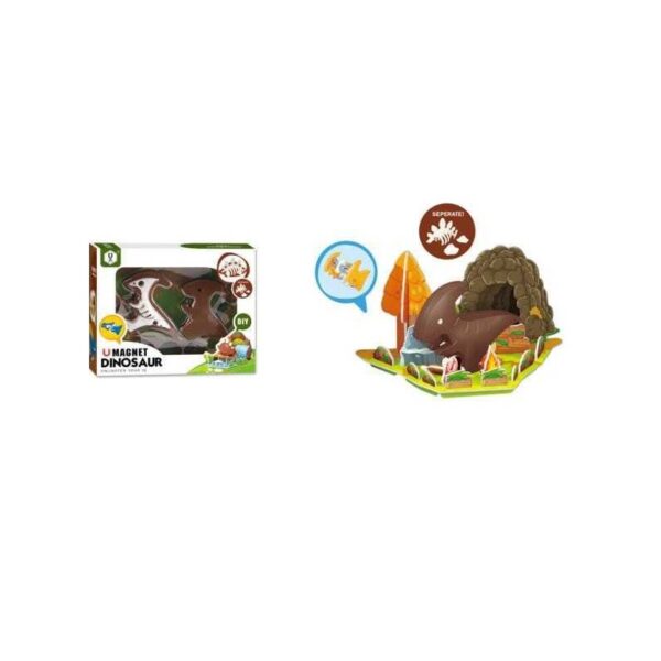 Παιχνίδι κατασκευής με μαγνήτες - Dinosaur - HD392A-1 - 221949 - GoodFlix