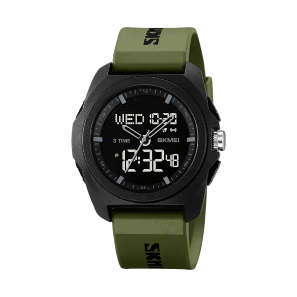 Ψηφιακό/αναλογικό ρολόι χειρός – Skmei - 2199 - Green - GoodFlix