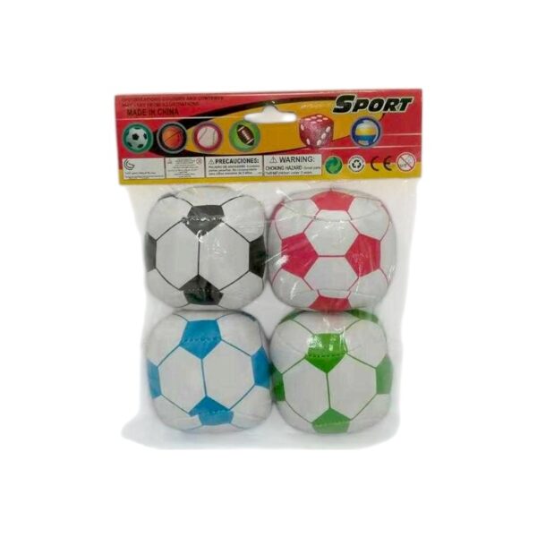 Σετ μαλακά μπαλάκια παιχνιδιού - No.3 - 4pcs - 0648-52 - 222067 - GoodFlix