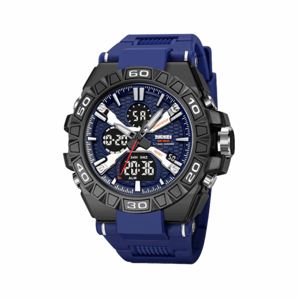 Ψηφιακό/αναλογικό ρολόι χειρός – Skmei - 2220 - Blue - GoodFlix