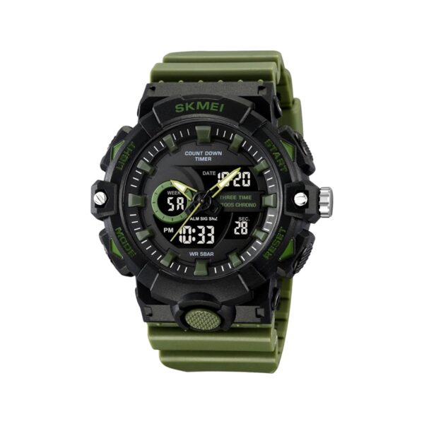 Ψηφιακό/αναλογικό ρολόι χειρός – Skmei - 2225 - Green - GoodFlix
