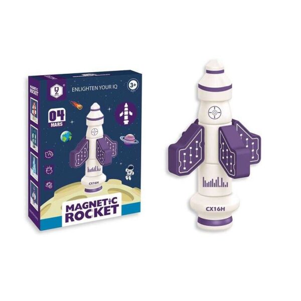 Παιχνίδι κατασκευής με μαγνήτες - Πύραυλος - HD369A - 222394 - GoodFlix