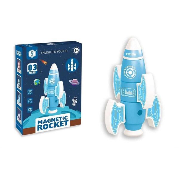 Παιχνίδι κατασκευής με μαγνήτες - Πύραυλος - HD367A - 222397 - GoodFlix