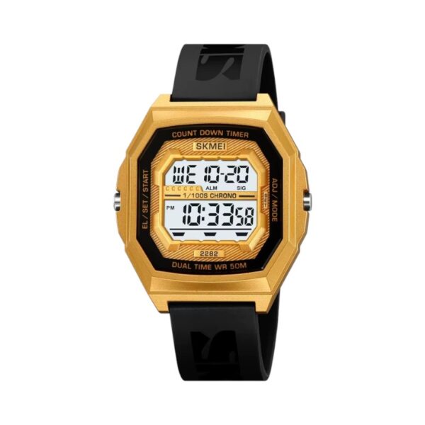 Ψηφιακό ρολόι χειρός - Skmei - 2282 -  Black/Gold - GoodFlix