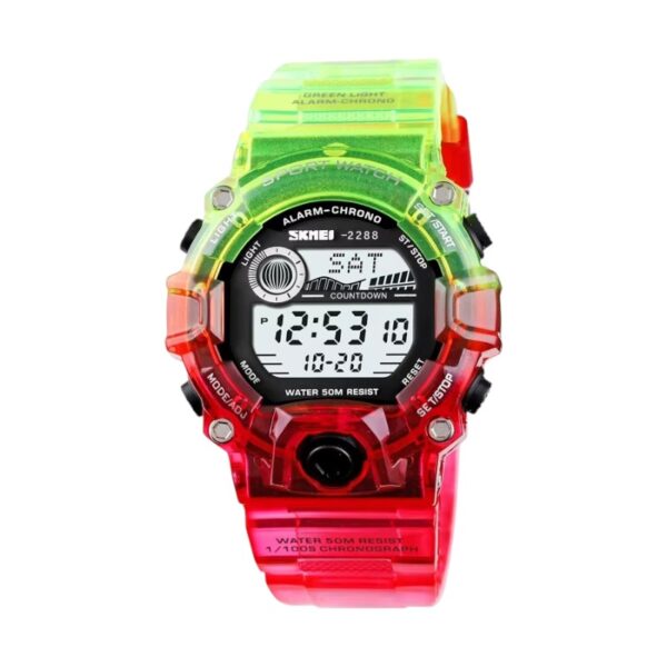 Ψηφιακό ρολόι χειρός - Skmei - 2288 - Green/Red - GoodFlix