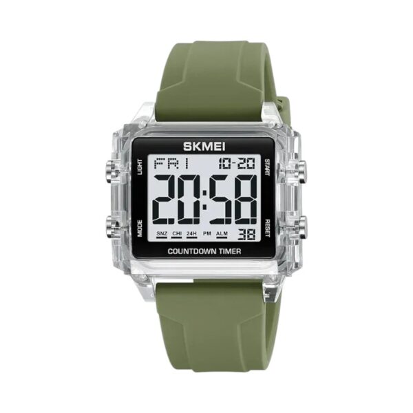 Ψηφιακό ρολόι χειρός - Skmei - 2320 - Green/Transparent - GoodFlix