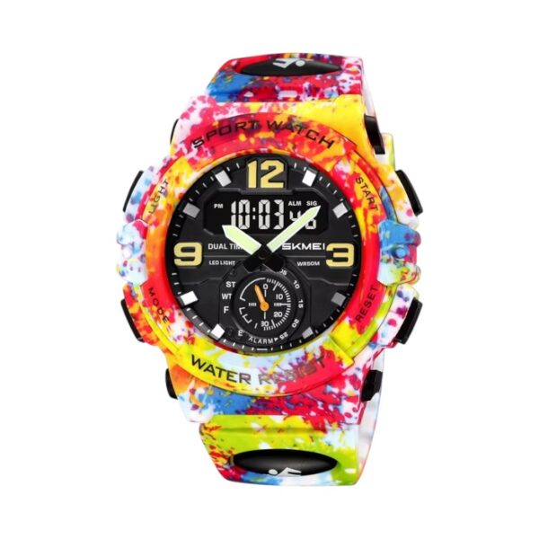 Ψηφιακό/αναλογικό ρολόι χειρός - Skmei - 2341 - Colorful - GoodFlix
