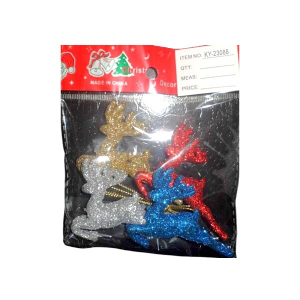 Σετ Χριστουγεννιάτικα στολίδια - 7cm - 4pcs - 230881 - GoodFlix