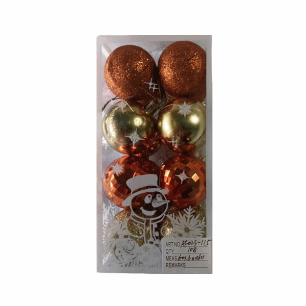 Σετ Χριστουγεννιάτικες μπάλες - 5cm - 16pcs - 231153 - GoodFlix