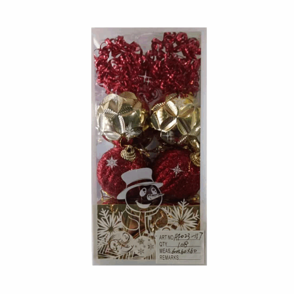Σετ Χριστουγεννιάτικες μπάλες - 5cm - 16pcs - 231177 - GoodFlix