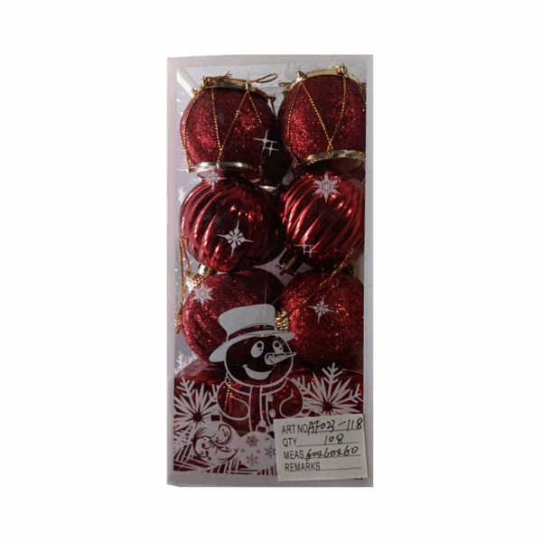 Σετ Χριστουγεννιάτικα στολίδια - 5cm - 16pcs - 231184 - GoodFlix