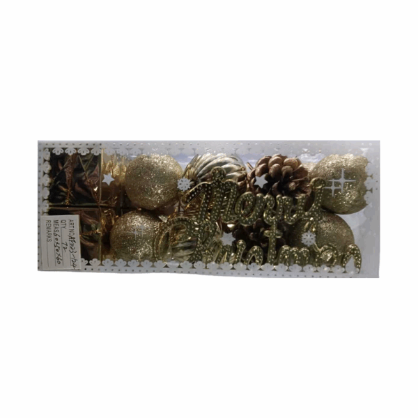 Σετ Χριστουγεννιάτικα στολίδια - 5cm - 20pcs - 231245 - GoodFlix