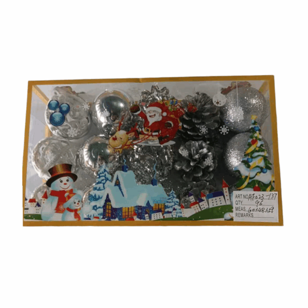 Σετ Χριστουγεννιάτικες μπάλες - 5cm - 15pcs - 23137 - GoodFlix