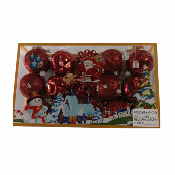 Σετ Χριστουγεννιάτικες μπάλες - 5cm - 15pcs - 231382 - GoodFlix