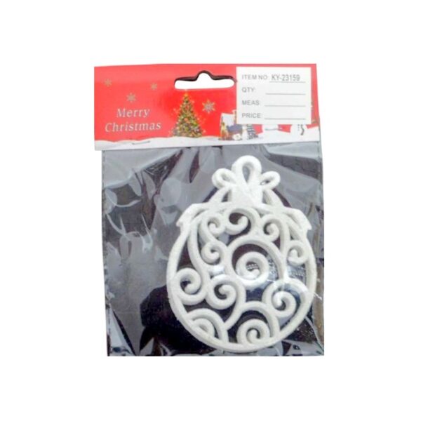 Σετ Χριστουγεννιάτικα στολίδια - 10cm - 2pcs - 231598 - GoodFlix
