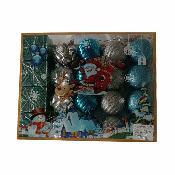 Σετ Χριστουγεννιάτικες μπάλες - 6cm - 20pcs - 231900 - GoodFlix