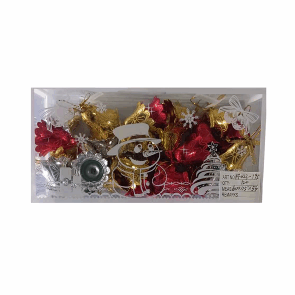 Σετ Χριστουγεννιάτικα στολίδια - 3cm - 30pcs - 23195 - GoodFlix