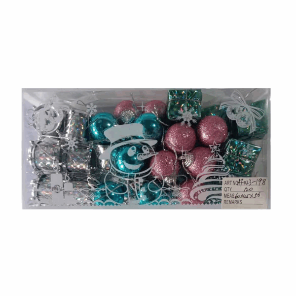 Σετ Χριστουγεννιάτικα στολίδια - 3cm - 32pcs - 23198 - GoodFlix