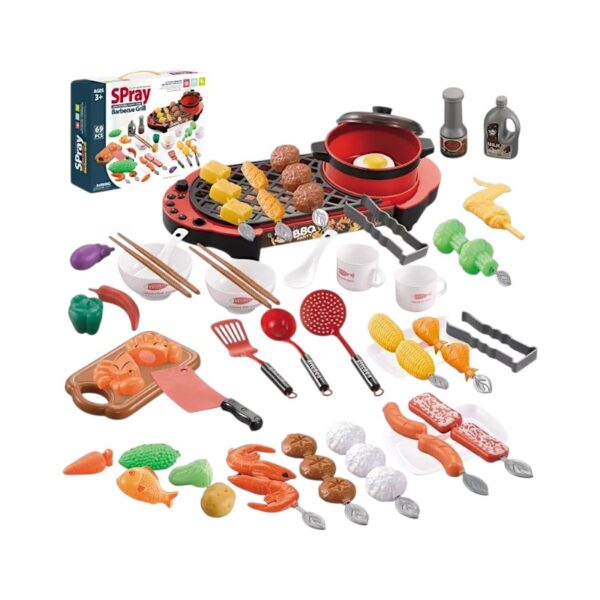 Παιδικό σετ μαγειρικής Barbeque-Grill - 69pcs - 5716 - 234598 - GoodFlix