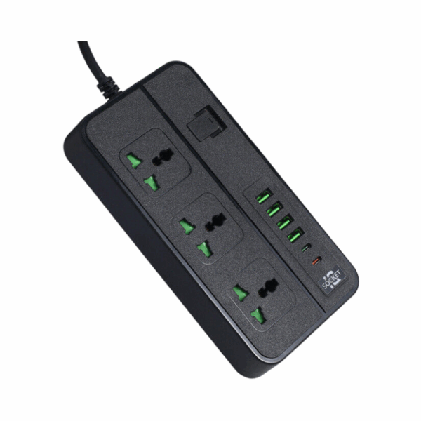 Πολύπριζο Multi-Plug 3 θέσεων με θύρες USB - KOS-27007EU - 270070 - GoodFlix