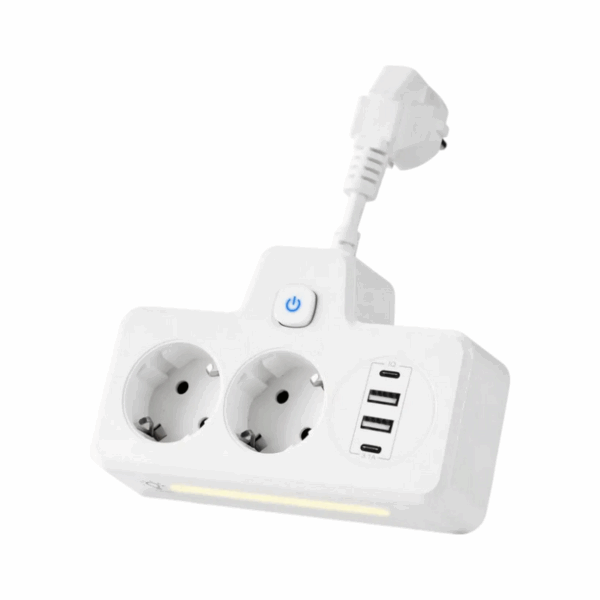 Πολύπριζο 2 θέσεων με θύρες USB - KOS-27017EU - 270175 - GoodFlix