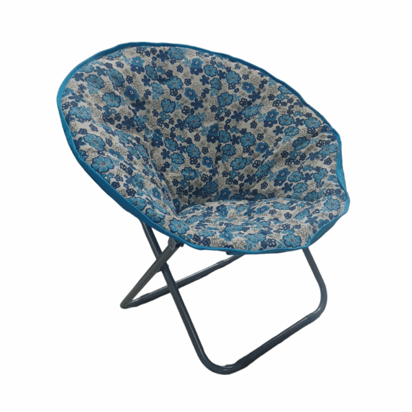 Πτυσσόμενη πολυθρόνα κήπου - 1320L - 270898 - Light Blue Flowers - GoodFlix