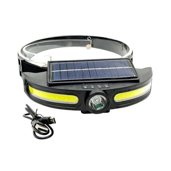 Ηλιακός φακός κεφαλής LED με πάνελ - JS921 - 279306 - GoodFlix