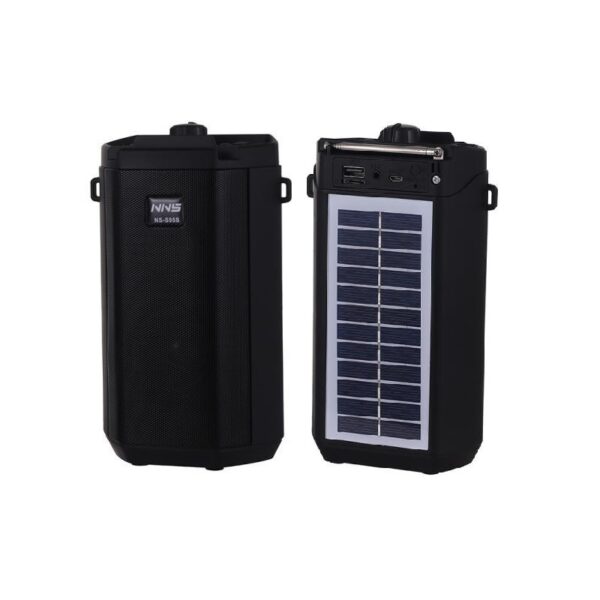 Ασύρματο ηχείο Bluetooth με ηλιακό πάνελ & φακό - NS95S - 881384 - GoodFlix