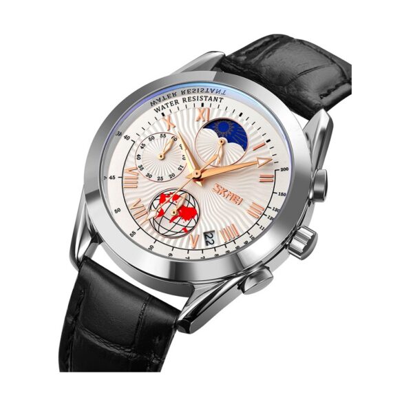 Αναλογικό ρολόι χειρός – Skmei - 9236 - White/Silver - GoodFlix