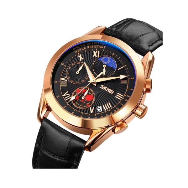 Αναλογικό ρολόι χειρός – Skmei - 9236 - Black/Gold - GoodFlix