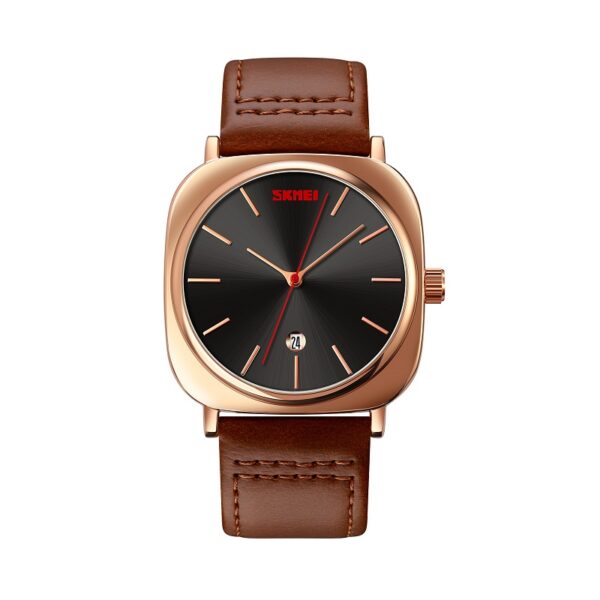 Αναλογικό ρολόι χειρός – Skmei - 9266 - Brown/Gold - GoodFlix