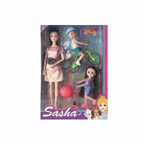 Σετ κούκλα με παιδιά και αξεσουάρ - 51833 11.5 - 305167 - GoodFlix