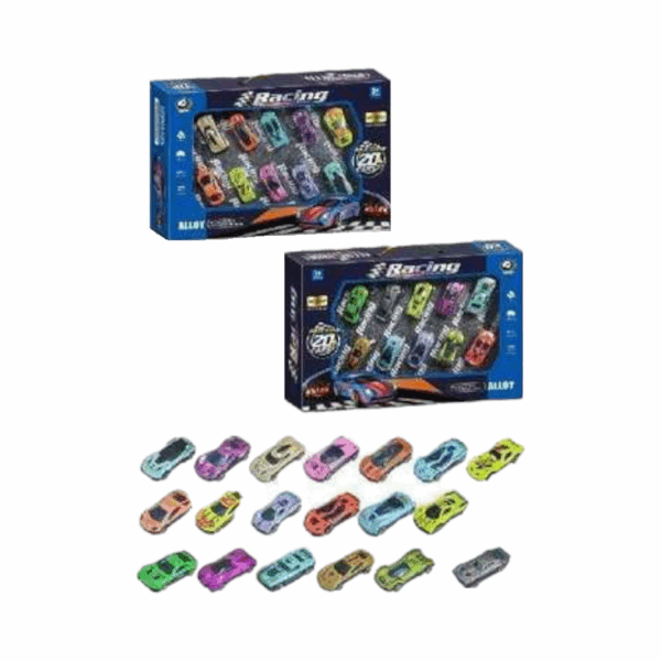 Σετ μεταλλικά αυτοκινητάκια - 20pcs - WJ950-339 - 305179 - GoodFlix